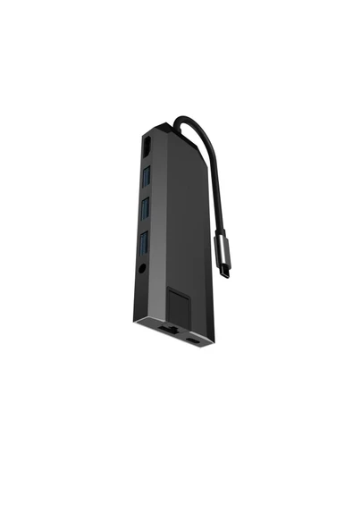 9'u 1 Arada Gaming USB-C Hub, 4K HDMI, Gigabit Ethernet, 100W PD ve Geniş Bağlantı Seçenekleri ürün görseli 1