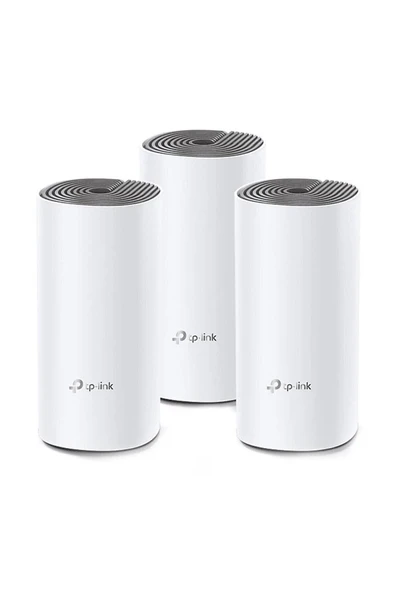 Deco E4 1200 Mbps 2 Port 3'lü Kablosuz Router ürün görseli 1