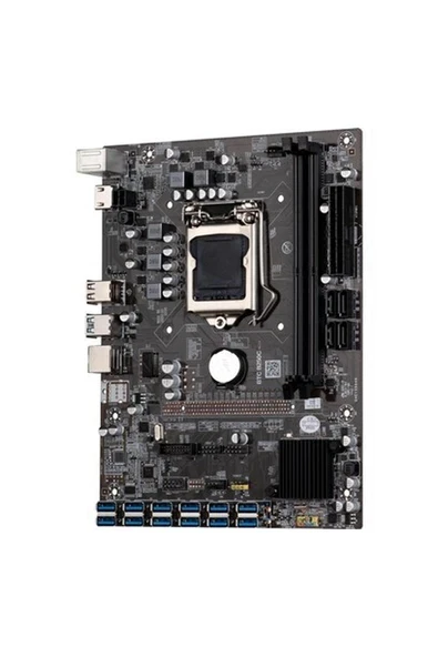 Intel Atlon B250C 12'li USB Mining Anakart ürün görseli 1