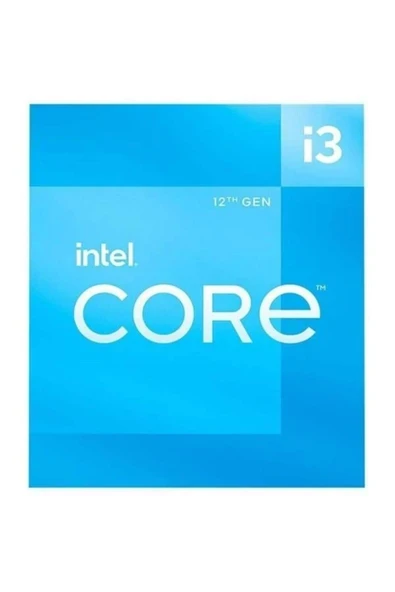 CORE i3 12100 17MB 4çekirdekli O/B UHD VGA 1700p 58w Kutusuz+120MM Sıvı Soğutmalı Fan ürün görseli 1