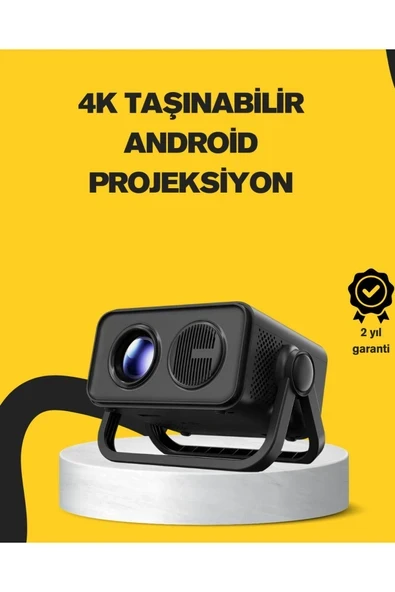 Full Hd 1080P Hdr Destekli Akıllı Projeksiyon Cihazı ürün görseli 1