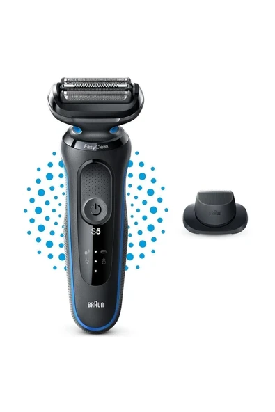 Yeni Seri 5 B1200s Kablosuz Tıraş Makinesi, Autosense, Easyclean, Easyclick, Islak & Kuru ürün görseli 1