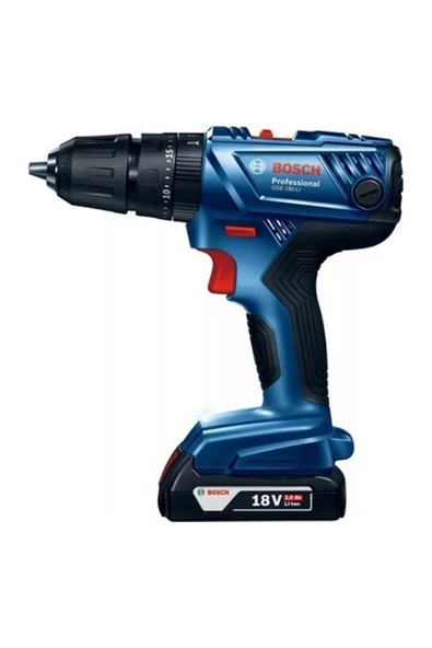 Bosch Professional GSB 180-LI 18 Volt 2.0 Ah Çift Akülü Darbeli Delme/Vidalama ürün görseli 1
