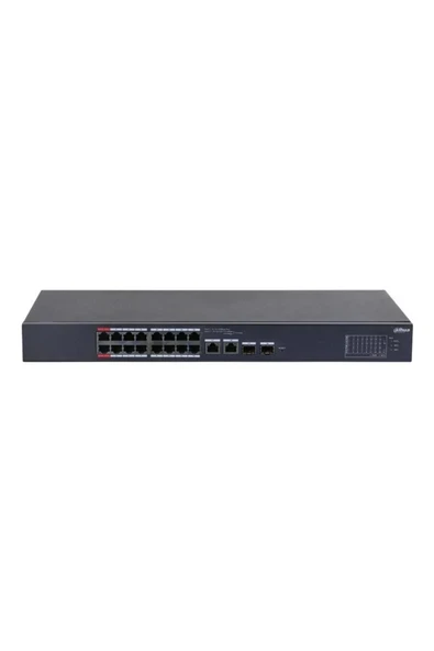 Cs4218-16et-190, 16port, Megabit, Poe 190w, 2 Port Sfp Gigabit Combo, Cloud Yönetilebilir, Swi ürün görseli 1