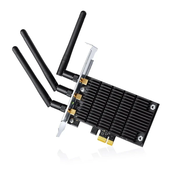 TP-LINK Archer T8E AC1750 Çift Bantlı Kablosuz PCI Express Adaptörü, 2,4 Ghz 450 Mbps + 5 Ghz 1300 Mbps, 3T3R MIMO, Düşük Profilli Braket Dahil, Rüzgar Desteği... ürün görseli 1