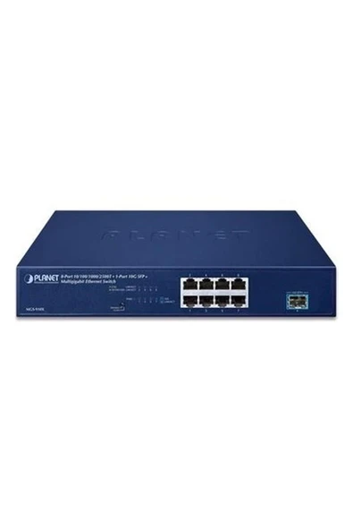 Planet PL-MGS-910X 8 Port Gigabit 1 Port 10G Sfp+ Multi Gigabit Ethernet Switch ürün görseli 1