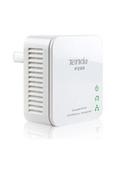 Tenda P200-Kit Homeplug 1 Port Kablolu 200 Mbps ürün görseli 1