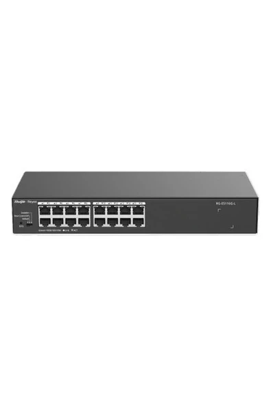 Reyee RG-ES116G-L 16 Portlu, 10/100/1000 Gigabit, Tak Çalıştır, Çelik Kasa ürün görseli 1