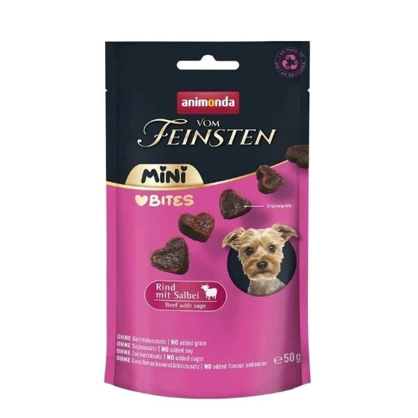 Animonda Animonda Vom Feinsten Sığır Etli Mini Irk Yetişkin Köpek Ödül Maması 1 Adet 50 Gr ürün görseli 1