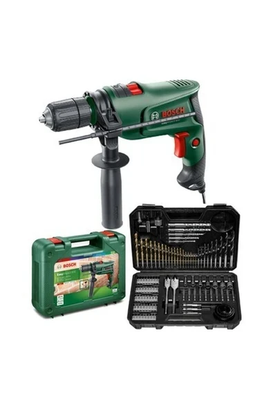 Bosch Darbeli Matkap 600 Watt 13mm + Bosch 103 Parça Matkap Ucu Vidalama Ucu Lokma Ucu Seti ürün görseli 1
