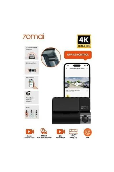 70Mai Dash Cam A800s Araç İçi Kamera ürün görseli 1