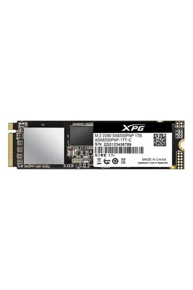 Adata XPG SX8200 Pro 1TB 3500-3000MB M.2 PCIe SSD ürün görseli 1