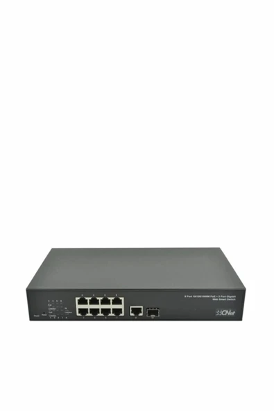 CGS-802GSWP 8 PORT 10/100/1000 POE 130W +1SFP YONETILEBILIR L2 SWITCH ürün görseli 1