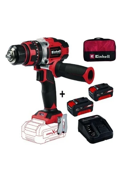 Einhell Te-Cd 18/48 Li-I Akülü Darbeli Vidalama + 2x4 Ah Starterkit + Bez Çanta ürün görseli 1