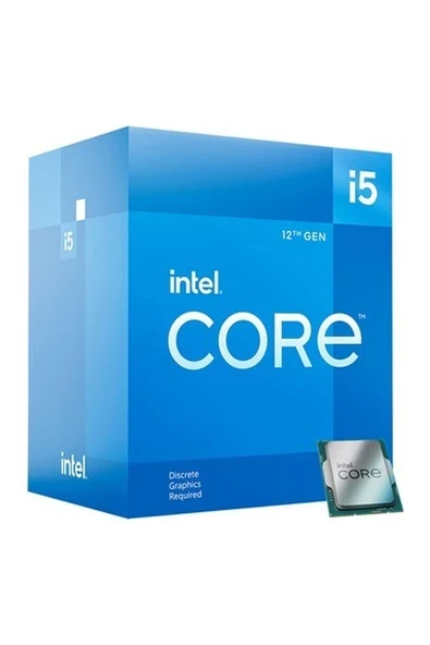 INTEL CORE i5-12400F 2.50Ghz 18MB 1700p 12.Nesil FANLI VGASIZ ürün görseli 1