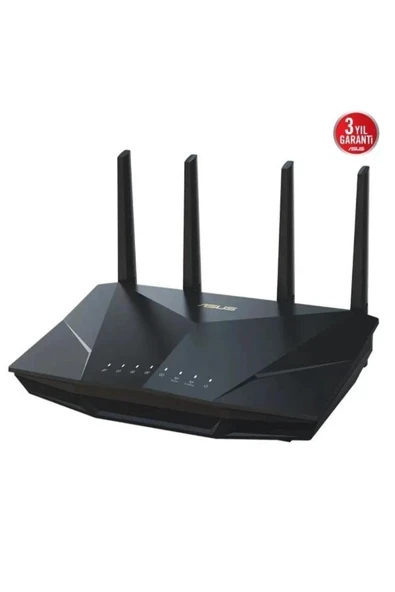 Asus RT-AX5400 Dual Band-Aiprotection-Bulut-Router-Access Point Yönlendirici Siyah ürün görseli 1