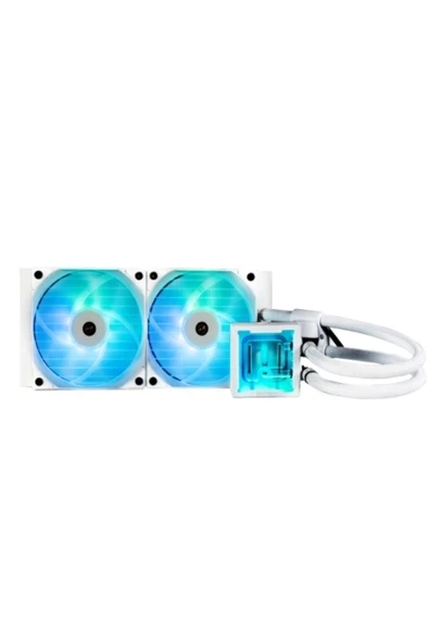 Cube v2 240 Beyaz ARGB 240mm İşlemci Sıvı Soğutucu ürün görseli 1
