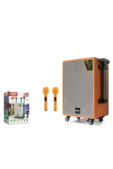 Kimiso Qsw3 Bluetooth Speaker 12\" 420-280-600mm Usb - Fm - Tf - Aux - Tws - Bluetooth ürün görseli 1
