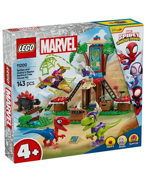 Lego Marvel Spidey Ağaç Ev Karargahında Spidey ve Gobby nin Raptor Savaşı 143 Parça 11200 ürün görseli 1