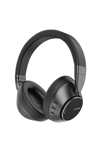 Lenyes LH23 Anc Özellikli Kulak Üstü Bluetooth Kulaklık V5.4 Siyah ürün görseli 1