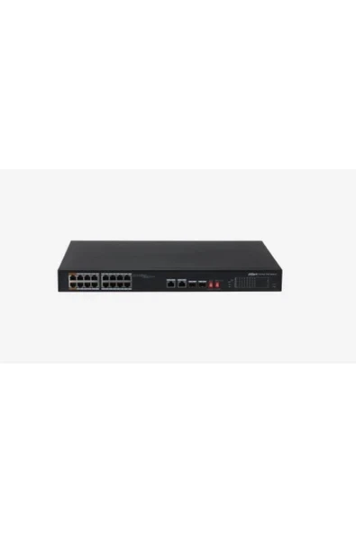 Pfs3218-16et-135 16 Port 16xfe-2xge-2xge/sfp 135w Yönetilemez Poe Switch ürün görseli 1