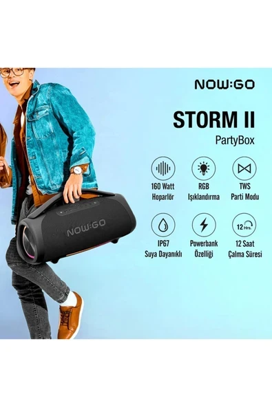 NowGo Storm II Speaker ürün görseli 1