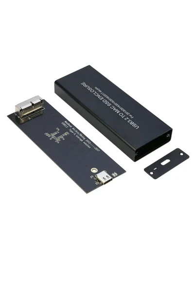 Type c usb 3.2 to 12+16 PIN MacBook Pro, Air 2013'ten 2017'ye uyumlu ssd kutu ürün görseli 1