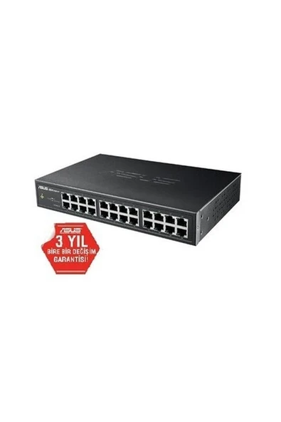 Asus GX-1024X 24 Port 10/100 L2 Switch ürün görseli 1