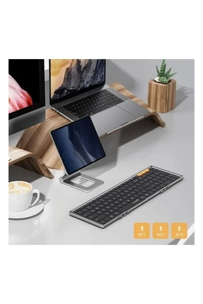 Protoarc Katlanabilir Bluetooth Klavye Black Gray ürün görseli 1