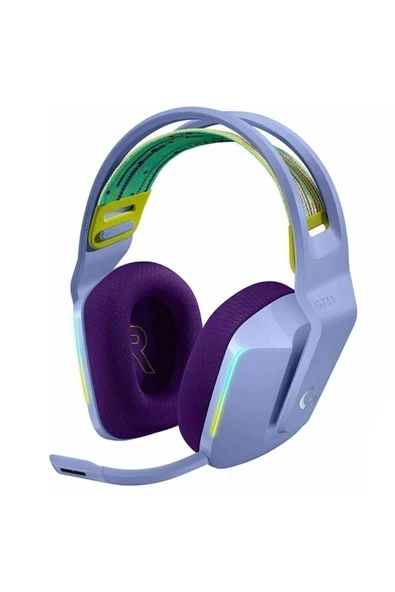 G G733 LIGHTSPEED RGB Kablosuz 7.1 Surround Ses Oyuncu Kulaklığı - Lila ürün görseli 1