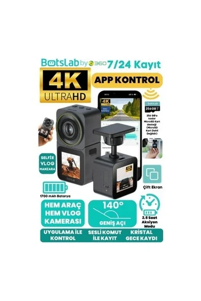 Botslab V9H Araç Ve Aksiyon Kamerası ürün görseli 1
