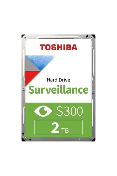 Toshıba S300  2 Tb 5400RPM 128MB 7/24 Dvr,nvr Için Güvenlik HDD ürün görseli 1