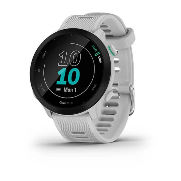 Garmin Forerunner 55, GPS Daily Önerilen Workouts, Up to 2 haftalık Battery Life, Beyaz Bir Boyut ürün görseli 1