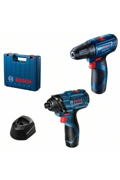 Bosch Gsr 120-LI Akülü Vidalama + Gdr 120-LI  Akülü Somun Sıkma 2'li ürün görseli 1