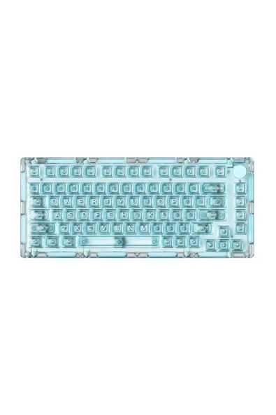 AKKO MONSGEEK ICE75 Clear Blue RGB Kablosuz Hotswap Mekanik Gaming Klavye ürün görseli 1