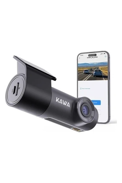 1296P Mini Araç Içi Kamera,  Gece Görüşü, Wifi Dashcam, 360° Dönebilen Gövde ürün görseli 1