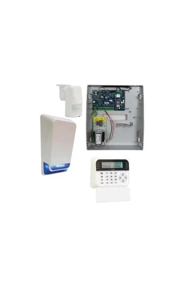TEKNİM TSP-5324LCD GSM+GPRS Kablolu 4+4 Bölgeli Alarm Seti (AKÜSÜZ) ürün görseli 1