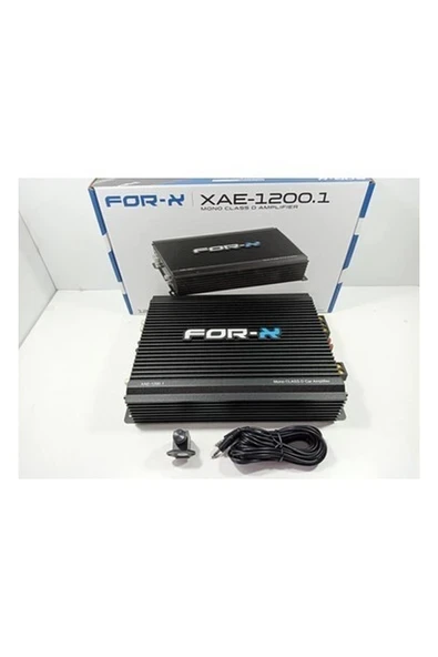 For-x Mono Amfi 1200RMS – For-X XAE-1200.1D Bass Anfisi – Bass Kontrollü Mono Anfi ürün görseli 1