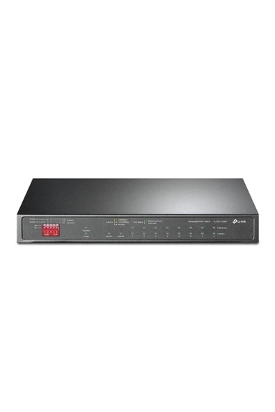 Tl-sg1210mp 8 Port 10-100-1000 Poe Switch 2 Port 10-100-1000 Mbps 1 Port Sfp ürün görseli 1