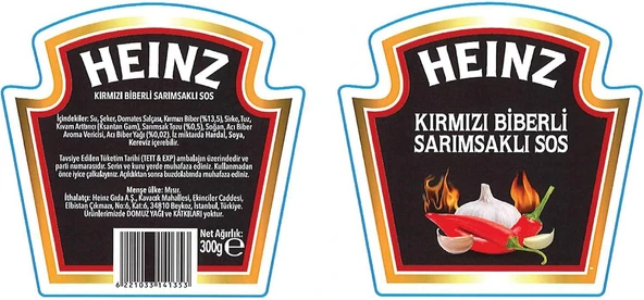 Heinz Sarımsaklı Acı Sos 300 ml - Resim 3
