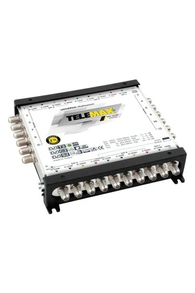 Telemax MV-1012P Sonlu ve Kaskatlı 12 Çıkışlı Santral Multiswitch Adaptör ürün görseli 1