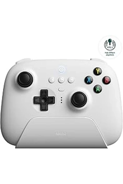 8Bitdo Ultimate Hall Effect 2.4G Cotroller Ve Şarj Dock - Beyaz Widows, Adroid Pc Ipad Uyumlu ürün görseli 1