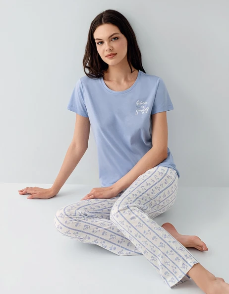 Arnetta 3617 Kadın Kısa Kollu Pijama Takımı ürün görseli 1