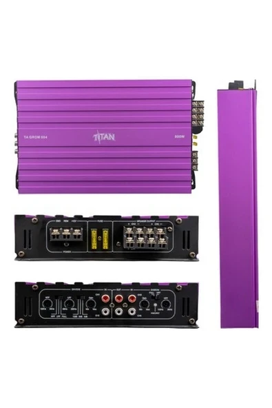 TITAN-804 4 Kanal Max 1600 Watt Oto Amfi-Anfi-Findit ürün görseli 1