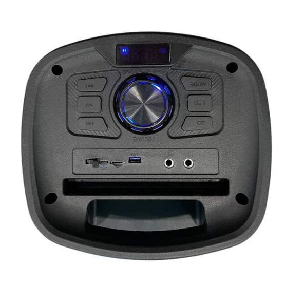 Kablosuz Mikrofonlu Hoparlör - Party Box Speaker - Resim 4