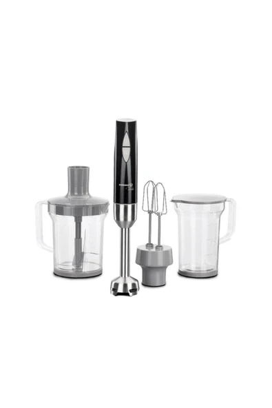 Siyah Vertex Mega Blender Seti Inox A445 - Güçlü ve şık mutfak cihazı ürün görseli 1