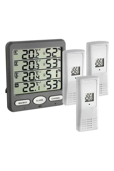 Tfa 30.3054 Klima-Monitor Çoklu Ortam Sıcaklık ve Nem Ölçer ürün görseli 1
