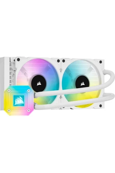 Cw-9060050-ww Icue H100ı Elıte Capellıx 240 Mm Rgb Fanlı Sıvı Islemcı Sogutucusu Beyaz (ınte ürün görseli 1
