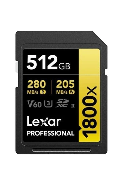 512GB PROFESSIONAL 1800X LSD1800512G-BNNNG SDHC HAFIZA KARTI ürün görseli 1