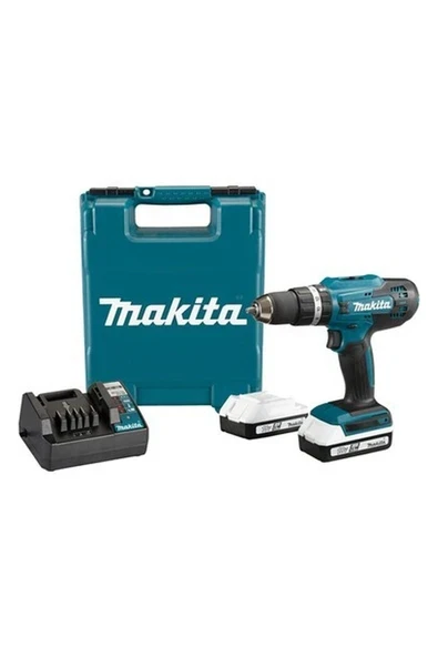 Makita HP488D002 Darbeli Matkap Vidalama 18V 1,5AH Çift Akü ürün görseli 1